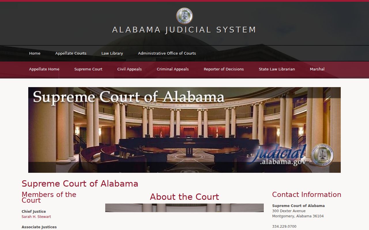 Clarke County Circuit Clerk Alabama Supreme Court records context