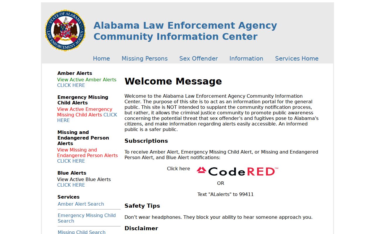 Clarke County arrest records ALEA Community Information Center
