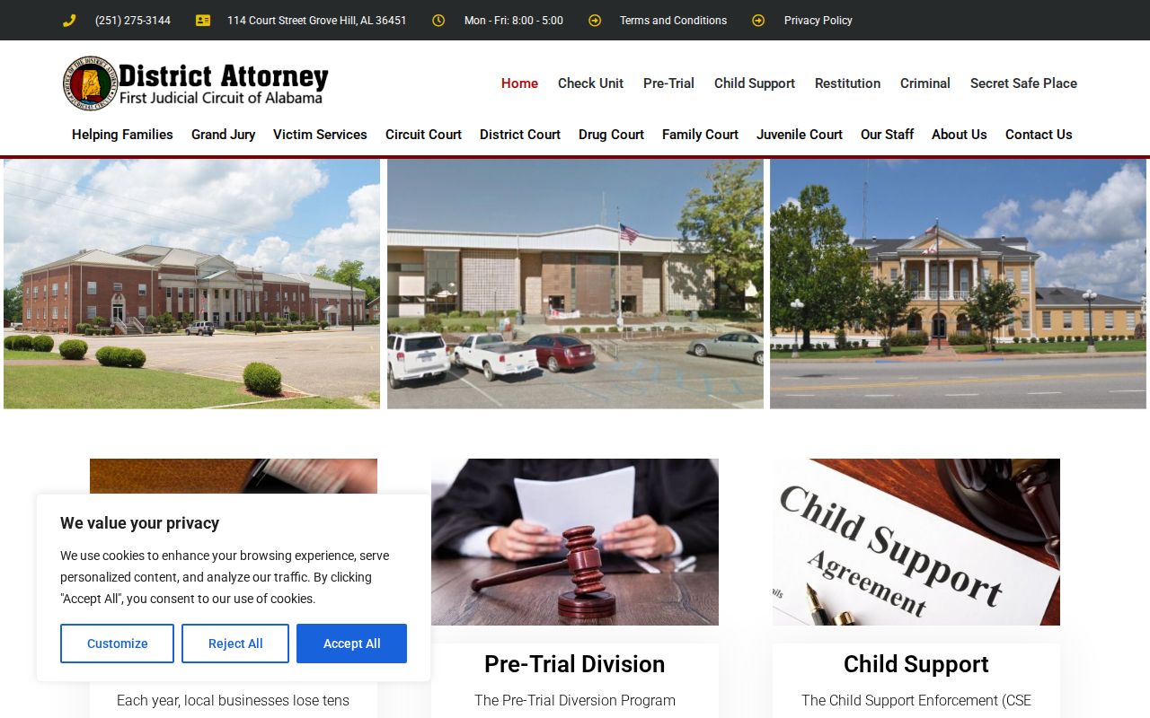 Clarke County criminal court records First Judicial Circuit District Attorney