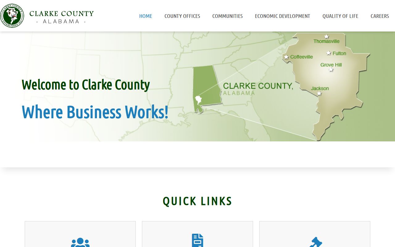 Clarke County court records official county homepage