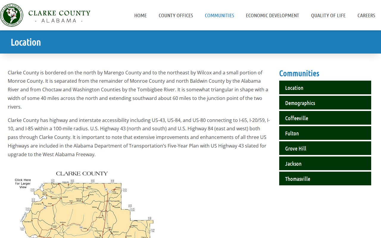 Clarke County warrant records location and access context